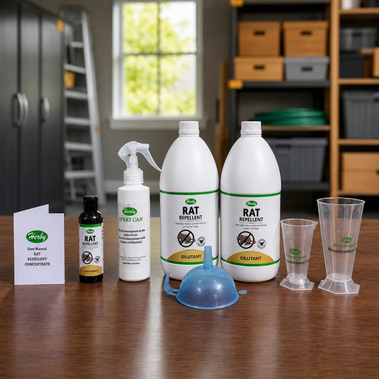Herby Rat Repellent Kit
