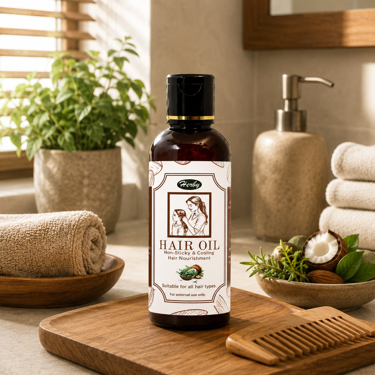 Herby Hair Oil